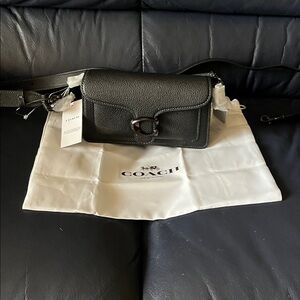 Coach Black Tabby 20 with 6 Beautiful Rings Different Sizes